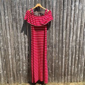 NWT, Westport, cold shoulder, maxi dress